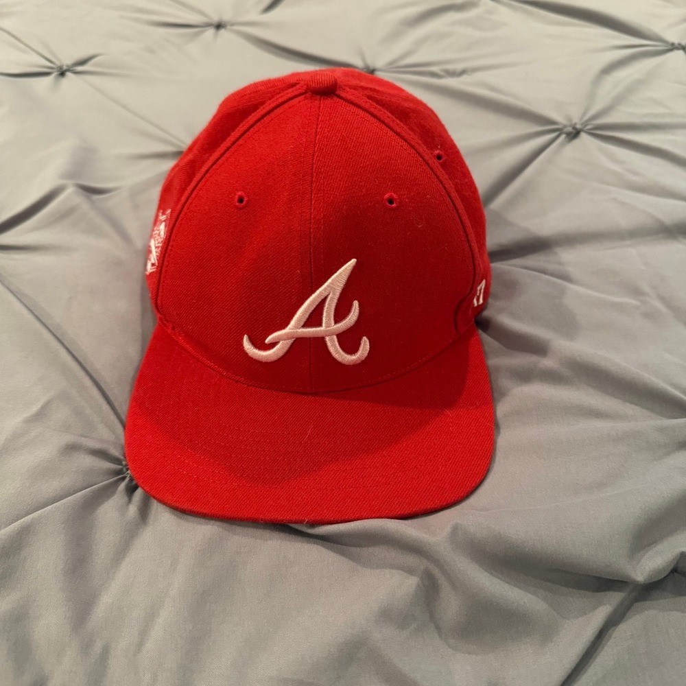 Atlanta Braves World Series Hat Baseball Cap‎ 47 Brand Red